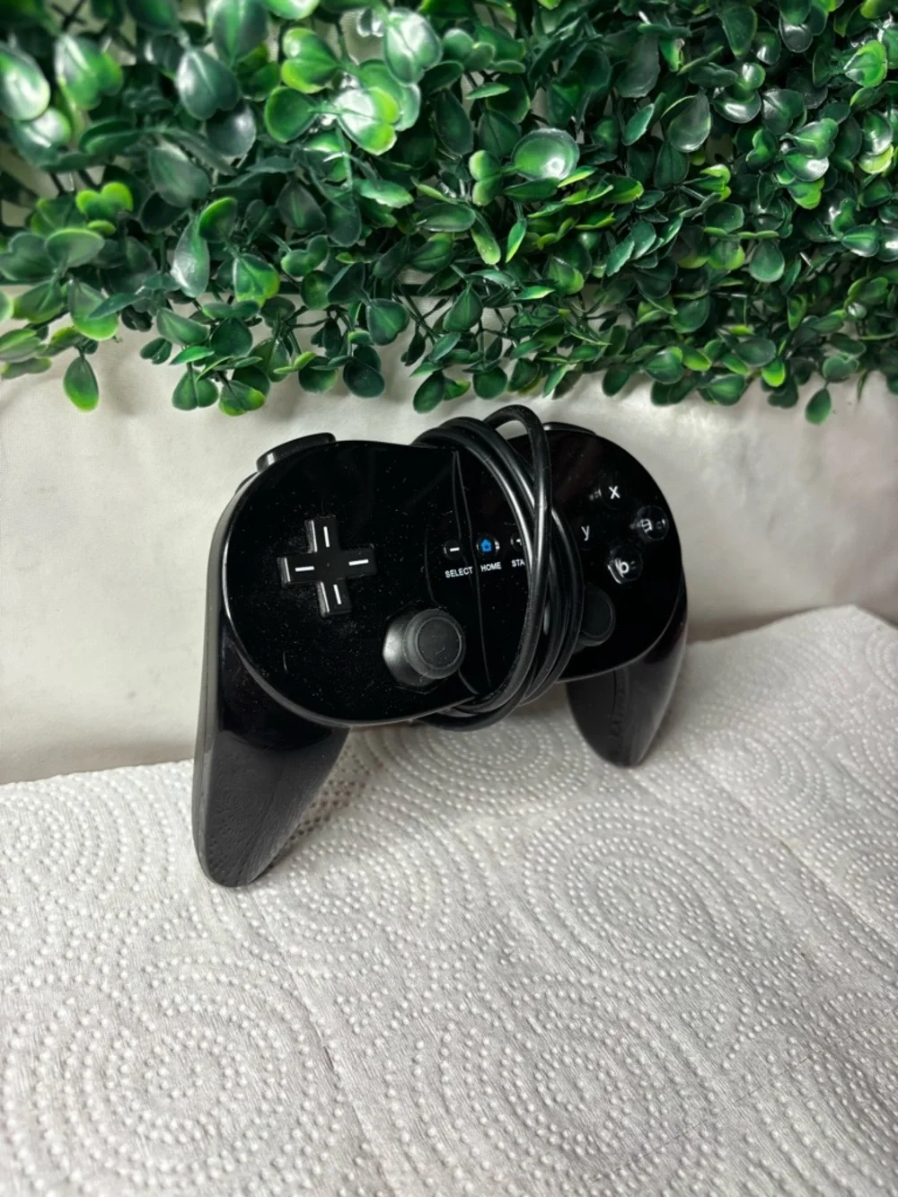 Classic Game Controller Pad Console Joypad For Nintendo Wii Remote Black